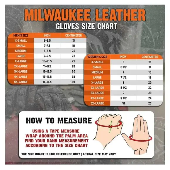 NWT  Milwaukee Leather SH226D Men's Black Unlined Leather Gloves - Picture 2 of 7